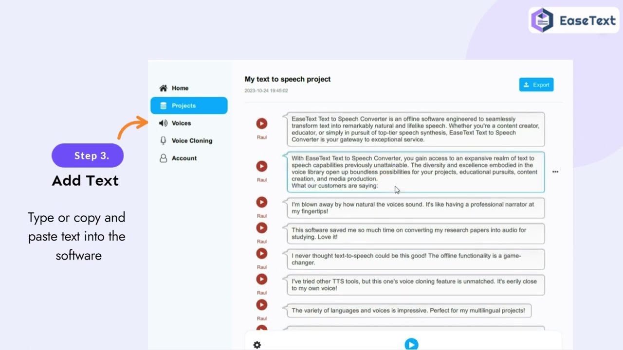 Find Your Voice - EaseText Text-To-Speech Converter!