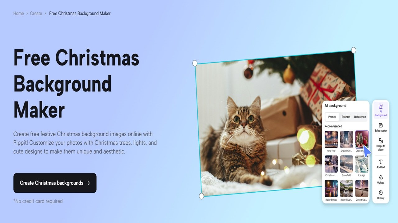 How to Create Aesthetic Christmas Social Media Posts with Pippit AI